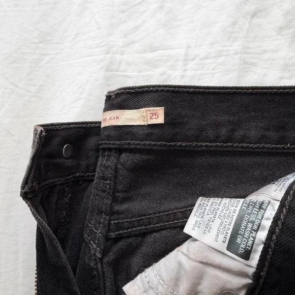 Levi’s Black Dad Jeans Size 25 - Picture 3 of 5
